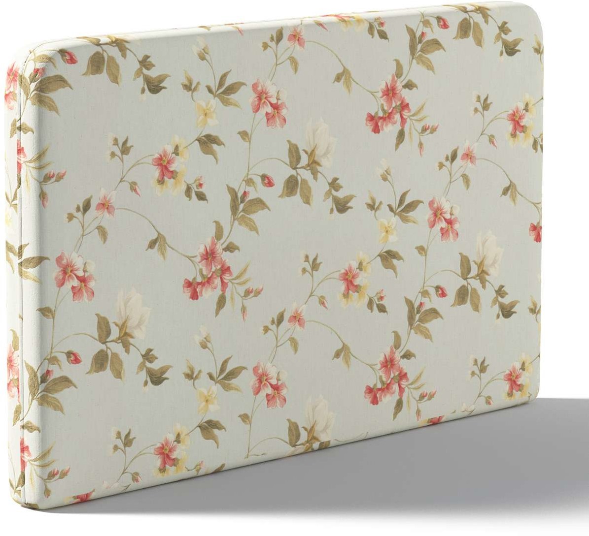 Dekoria pl pl Pokrowiec na podłokietnik Söderhamn kwiatki na jasno-błękitnym tle 82 x 6 x 53 cm Londres 1010-143-89