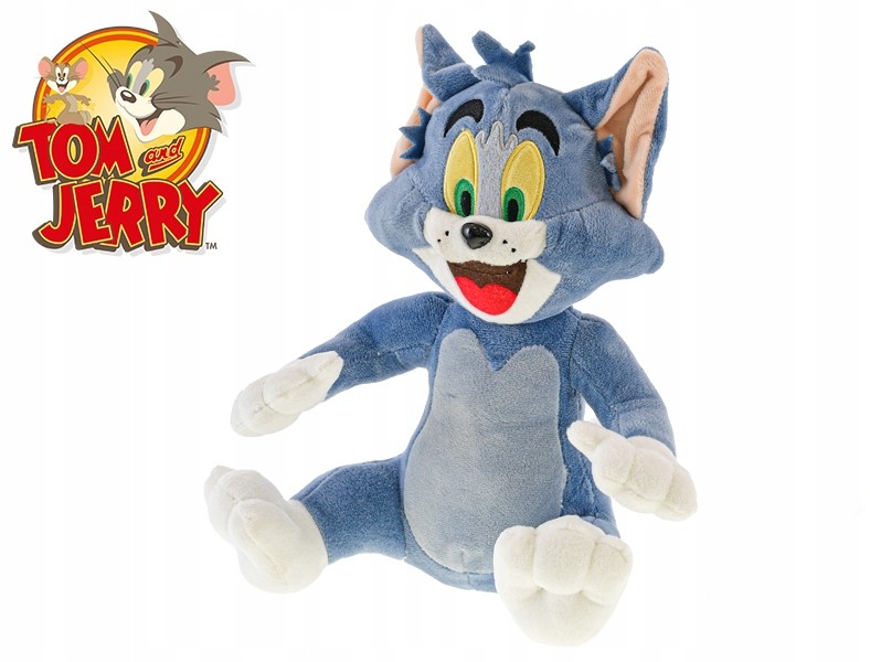 Warner Bros Pluszowy Tom 28 cm. Tom i Jerry. kot