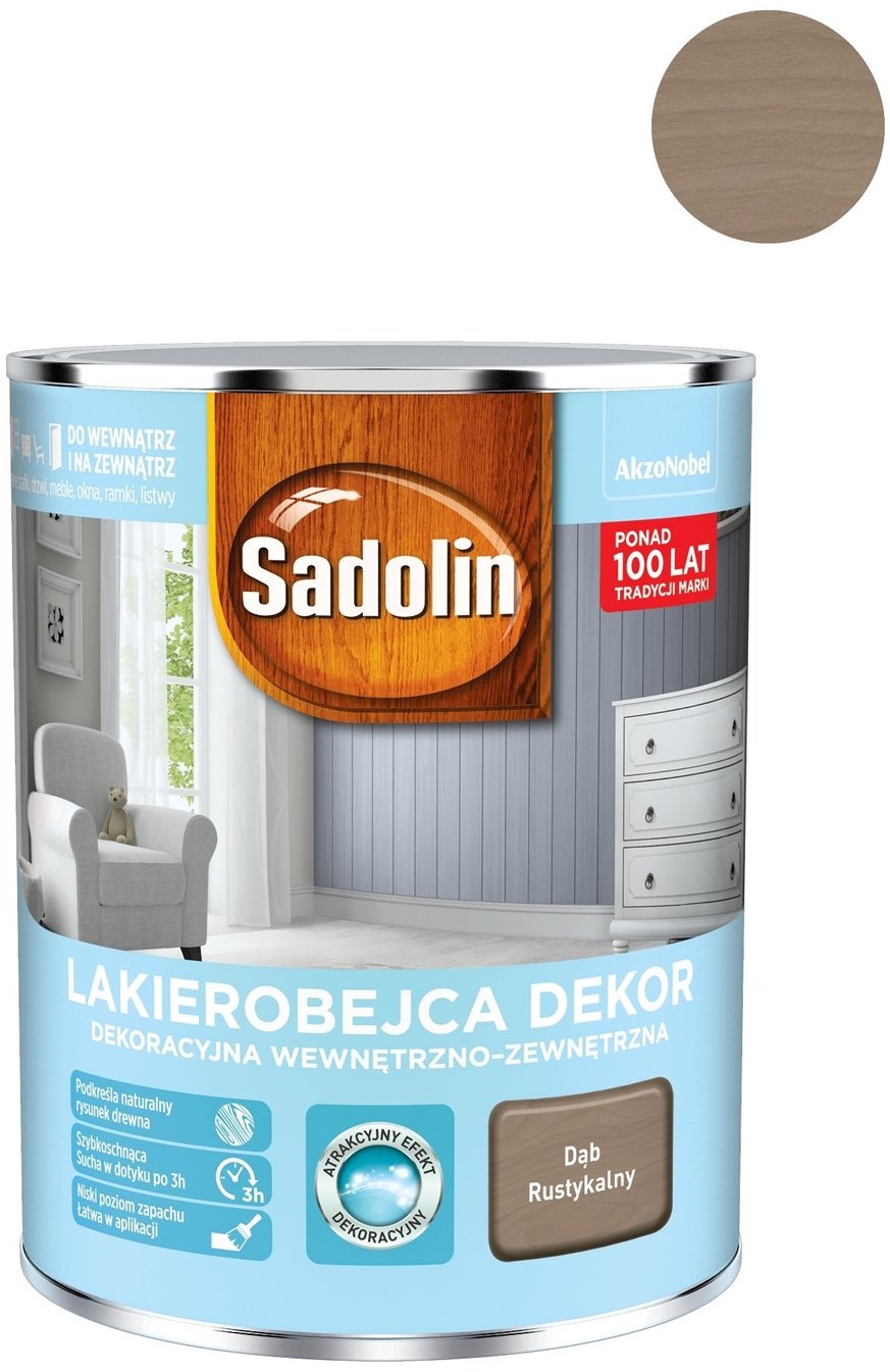 Sadolin Lakierobejca Dekor dąb rustykalny 1 l