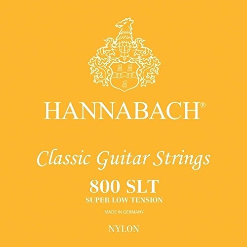 Hannabach 652351 struny do gitary klasycznej seria 800 Super Low Tension posrebrzane - E1 652351