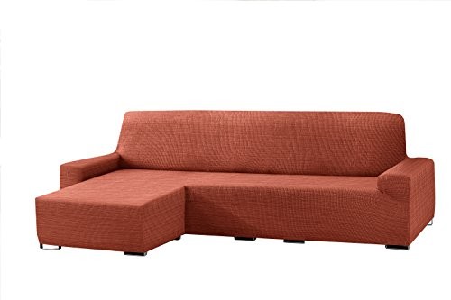 Eysa eysa szezlong aquiles elastyczna narzuta na sofę z krótkim rękawem po lewej stronie, czołowego punktu widzenia, kolor 09, poliester  bawełna, pomarańczowy, 43 x 37 x 14 cm FC037089I