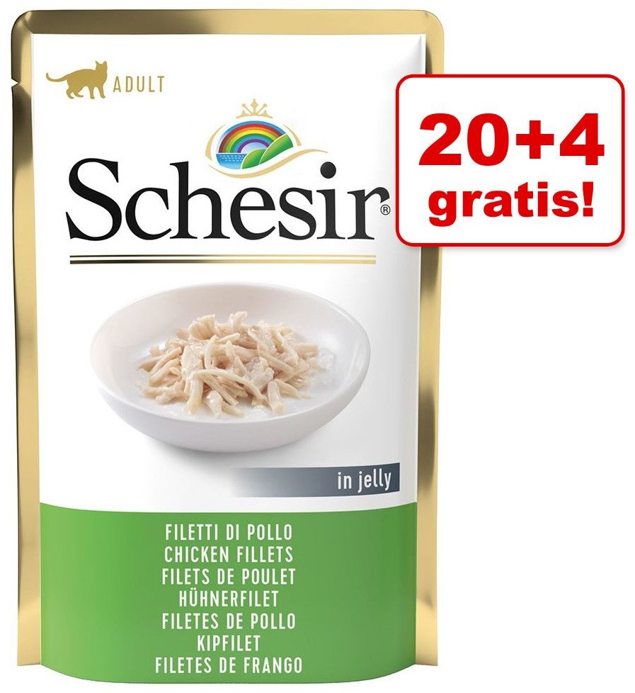 Schesir Megapakiet Kitten w saszetkach, 12 x 85 g - Tuńczyk