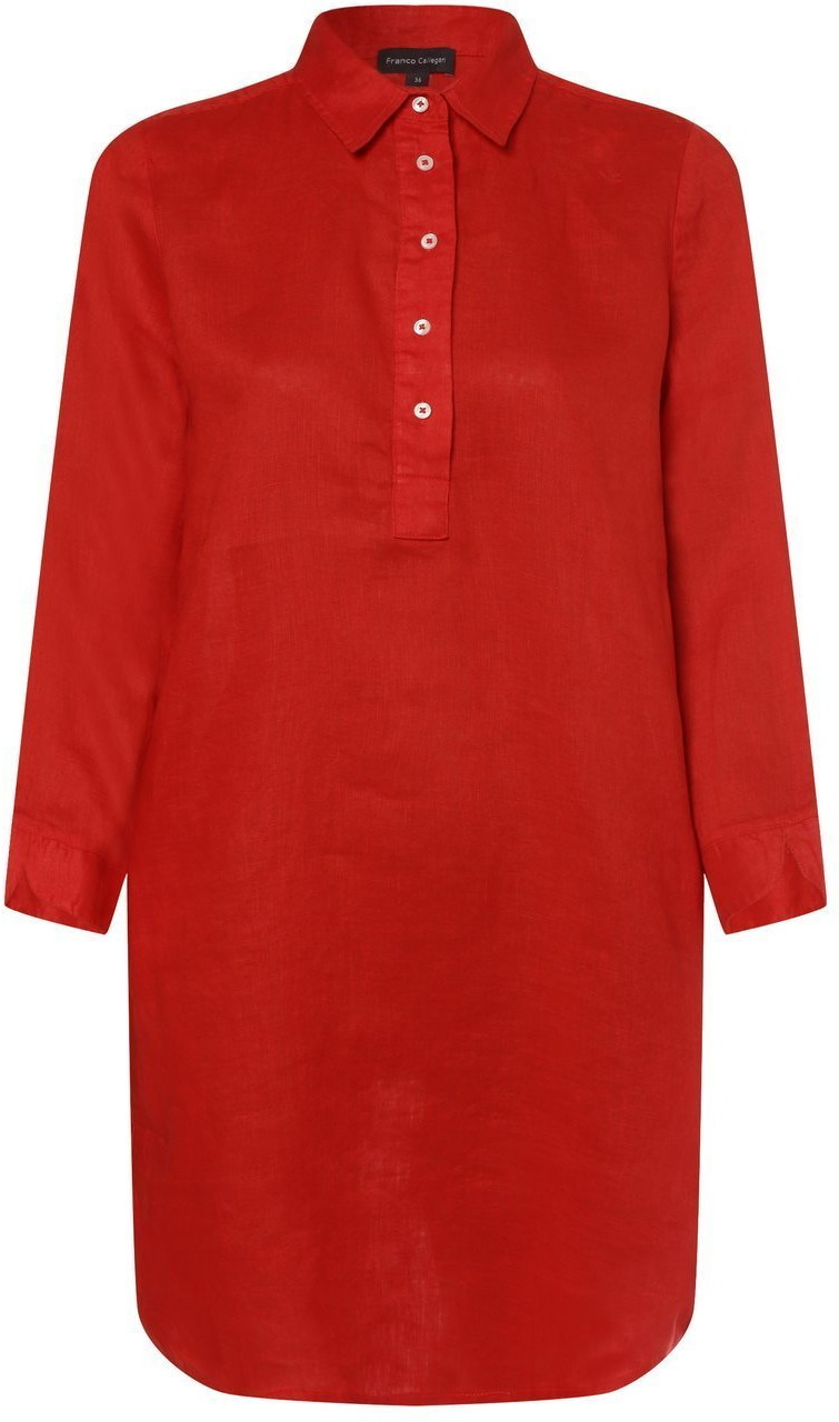 Franco Callegari Franco Callegari - Damska bluzka lniana, czerwony