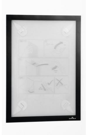 Durable Ramka samoprzylepna Duraframe ścianę Wallpaper A4 Durable, Kolor: Czarny DO 28.02 GRATIS DO ZAMÓWIEŃ DURABLE POWYŻEJ 200 ZŁ 484301