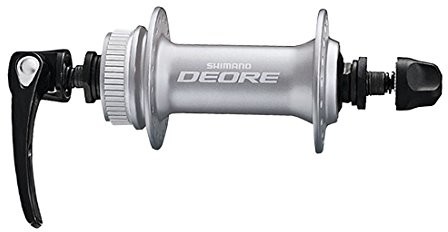 Shimano Deore MTB HB-M6000 piasta przedniego koła srebrna wersja 36 otworów 2018 piasty do roweru EHBM6000AS