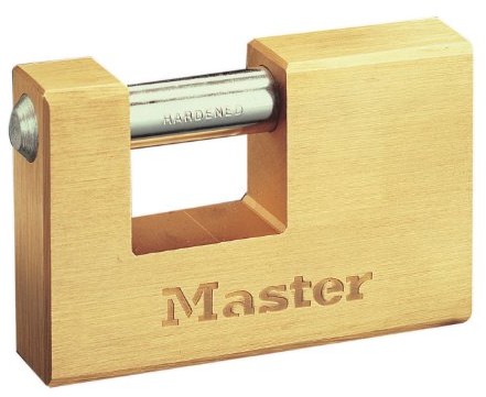 Master Lock 606eurd  prawa nachylona mosiężna kłódka 63 MM 606EURD