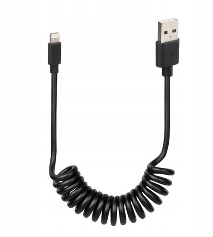 Apple Kabel Przewód iPhone Usb 1m Spiralny