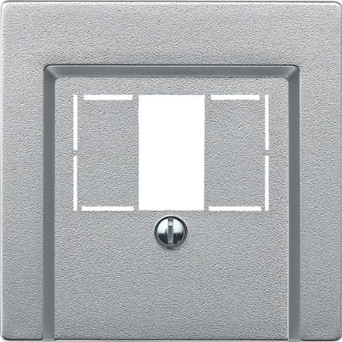 Merten Płytka centralna  297960 zapewnia TAE/Audio/USB, aluminium, system M 1325245