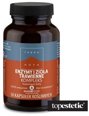 Terranova Terranova Enzymy i Zioła Trawienne Kompleks 50 kaps. wegańskich