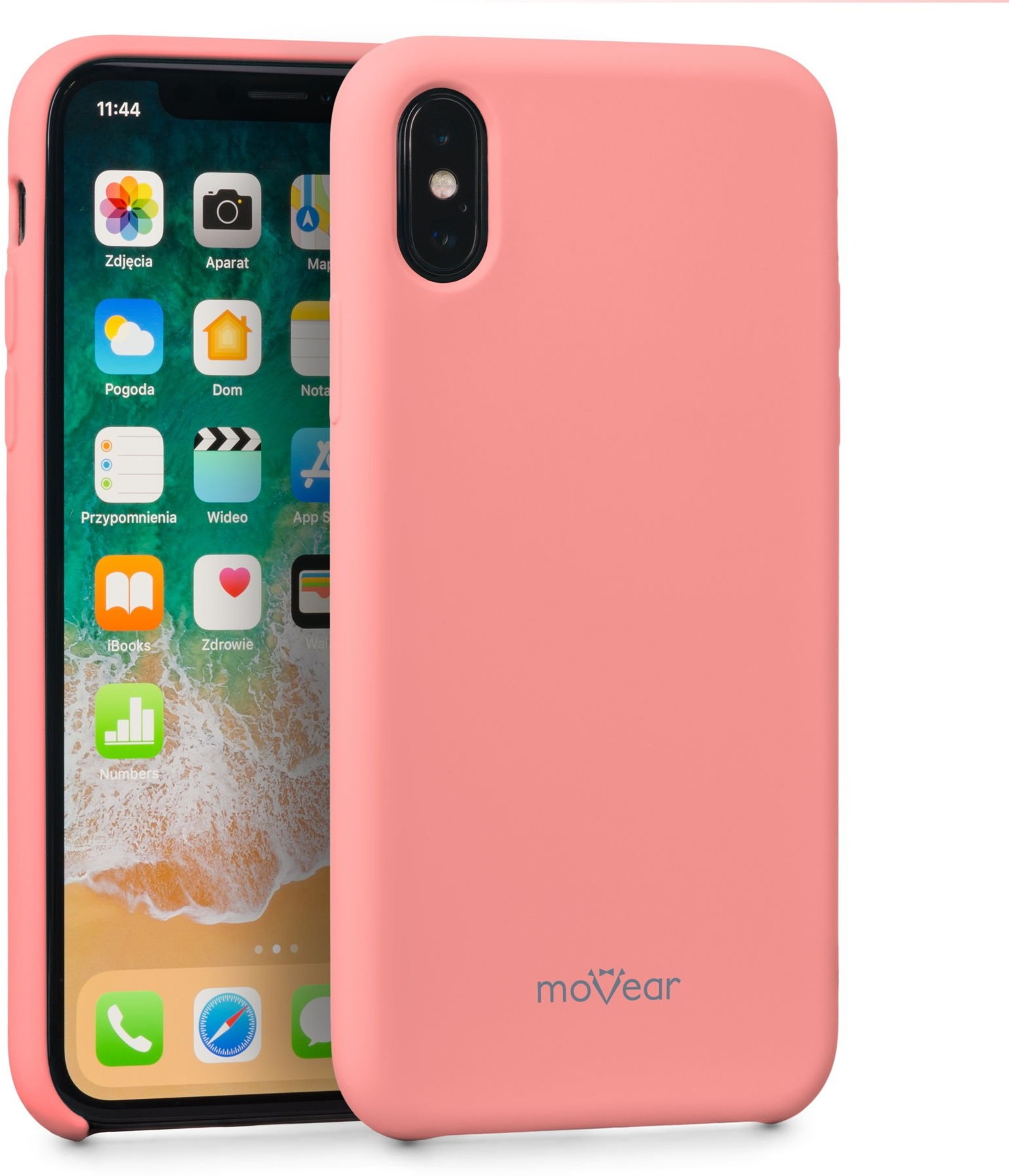 moVear Etui silikon iPhone Xr moVear silkyCase Pudrowy Różowy AIPXRCSC0PICPI
