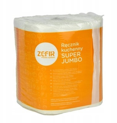 Ręcznik papierowy biały 100m 500listków 2 warstwy