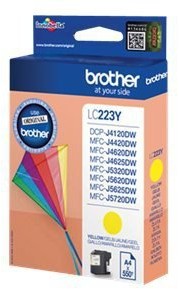 Brother Tusz LC223Y Yellow 550str