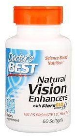 Doctor's Best Natural Vision Enhacers with FloraGLO Lutein - Luteina I Zeaksantyna (60 kaps.)