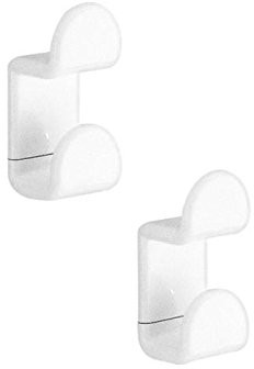 Gedy 2 PCS crochets Blanc 2900 G-60270200100 2900 6027