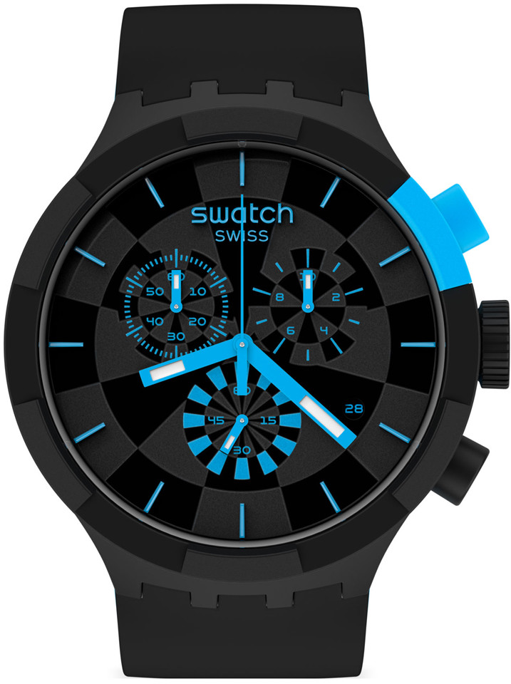 Zdjęcia - Zegarek SWATCH   SB02B401 CHECKPOINT BLUE - Natychmiastowa WYSYŁKA 0zł (DHL 