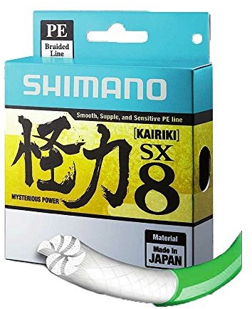 SHIMANO kairiki PE 0.28 MM Mantis Green 28.0 kg, 300 m pleciony sznur 511040G0329MC