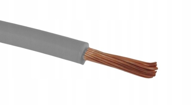 Conotech kabel linka Lgy H07V-K 2,5mm Szary 1M