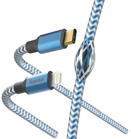 Hama USB-C-Lightning MFI C94 REFLECTED 1,5m niebieski