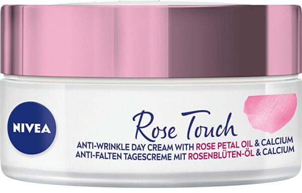 Nivea Przeciwzmarszczkowy krem na dzień z olejkiem różanym i wapniemRose Touch Anti Wrinkle Day )Cream