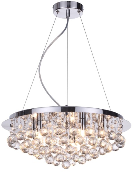 Lampa wisząca Loona 5 x 33 W G9 chrom 322905-06