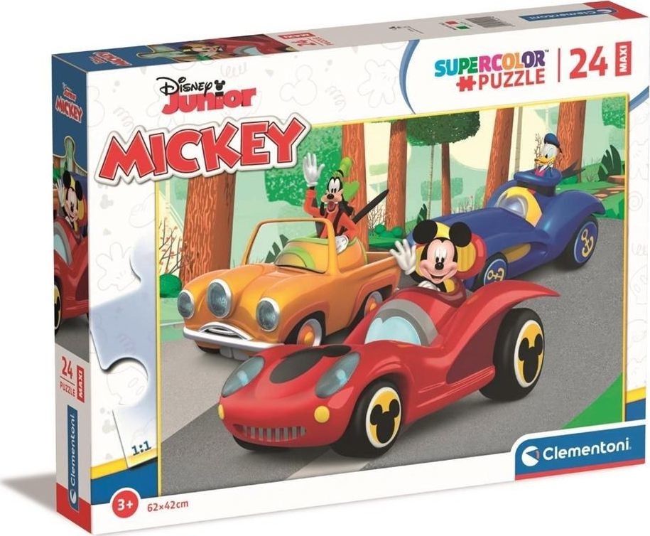 Clementoni Puzzle 24 Maxi Super Kolor Mickey -