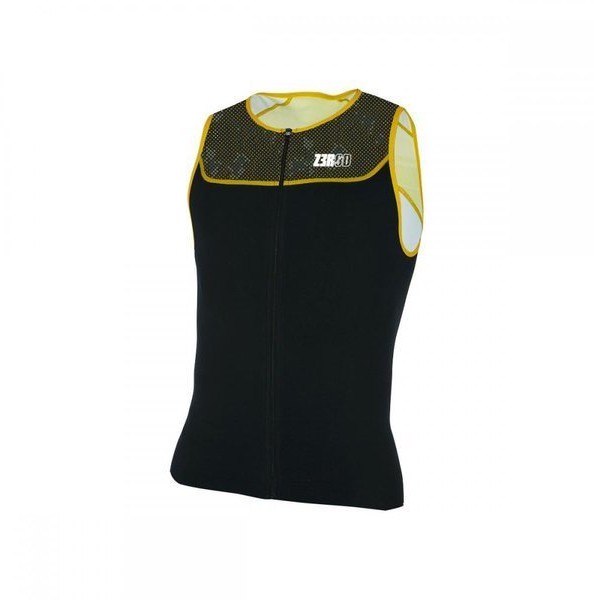 Zerod Koszulka triathlonowa START TRISINGLET 2020 czarno-żółta
