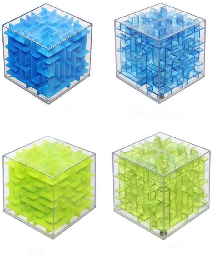 Kostka 3D łamigłówka labirynt gra zręcznościowa KX6982