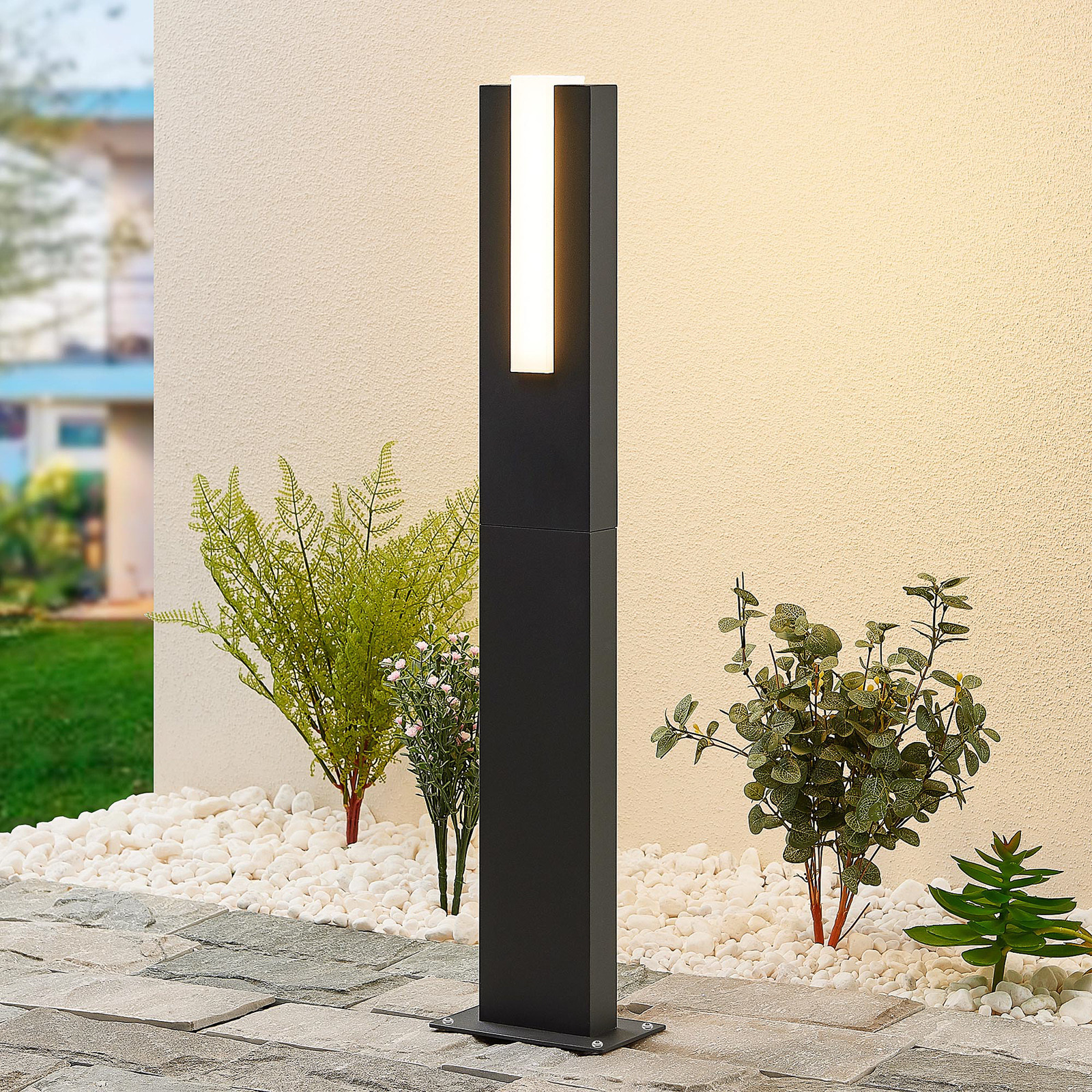 LUCANDE Lucande Virgalia słupek oświetleniowy LED, 65 cm