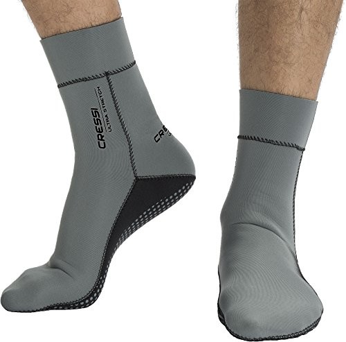 Cressi Ultra Stretch Neoprene skarpety skarpety 1.5 MM do nurkowania, szary, M XDF200161