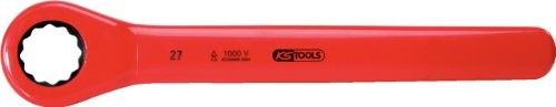 KS Tools 117.4210 izolowany klucz z grzechotką pierścieniową, 10 MM 4042146196137