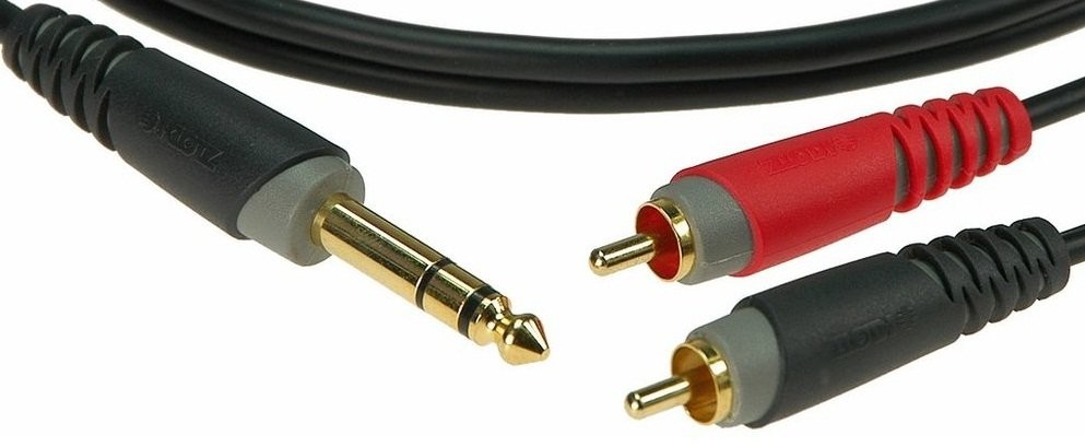 Klotz AY3-0300 kabel Y pozłacane styki 3m