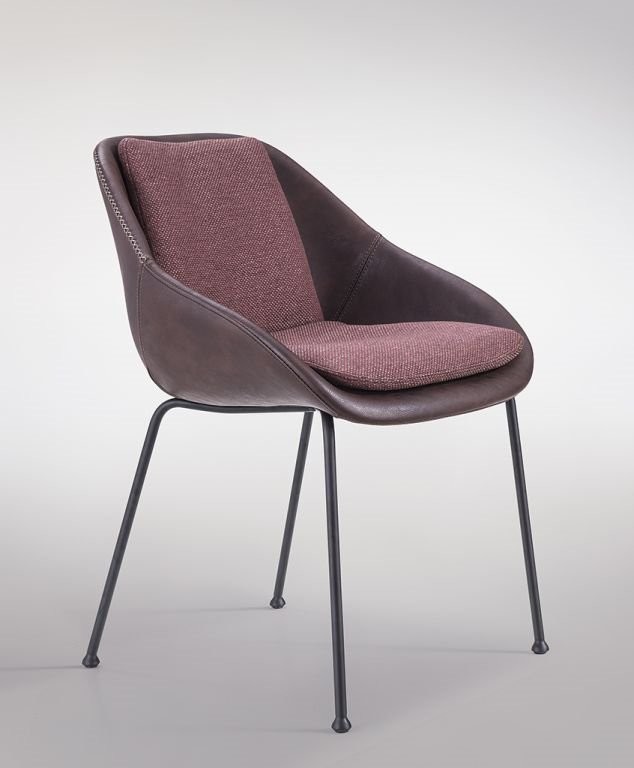 D2.Design Krzesło Poter Soft M brązowe ciemne
