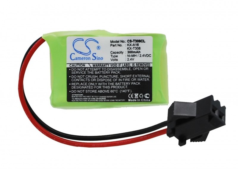 Cameron Sino Panasonic KX-T308 300mAh 0.72Wh 2.4V NiMH Cameron Sino)