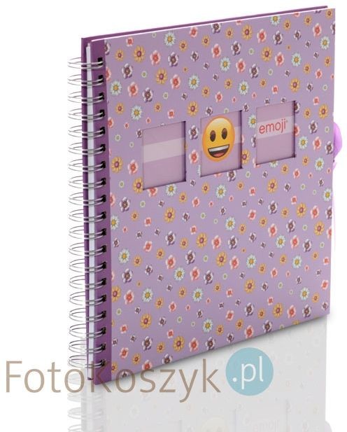 Innova Album Emotki fioletowy (tradycyjny 50 białych stron)