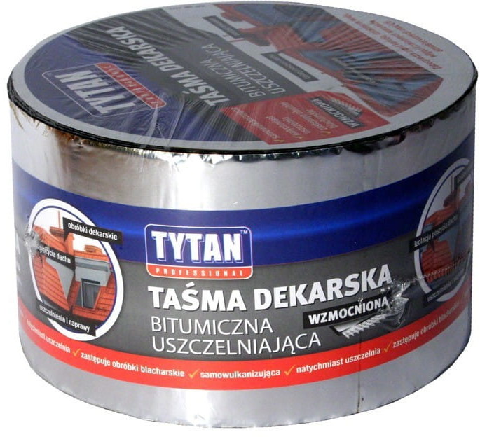 Tytan TAŚMA DEKARSKA WZMACNIANA 15CM*10MB GRAFIT TAS DEK 15 7 [9883736]