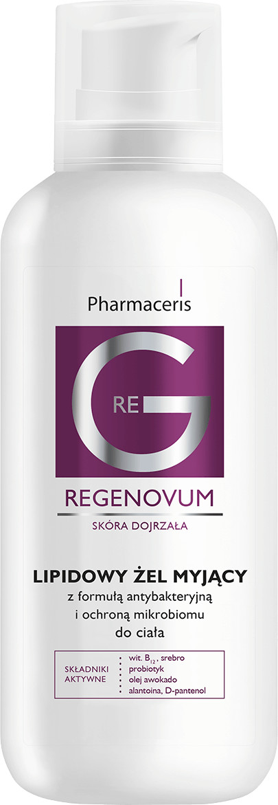 Pharmaceris Regenovum, lipidowy żel myjący do ciała, 400 ml | Darmowa dostawa od 199,99 zł !! 7081546