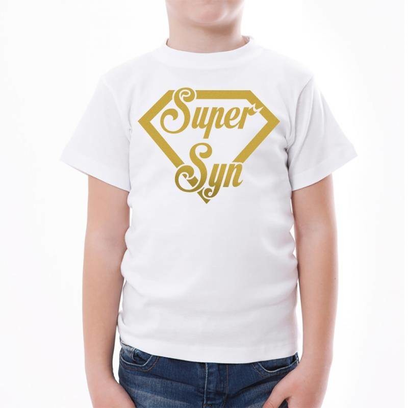 Poczpol Super syn - koszulka dziecięca - złoty nadruk PRZPOC-0-2896