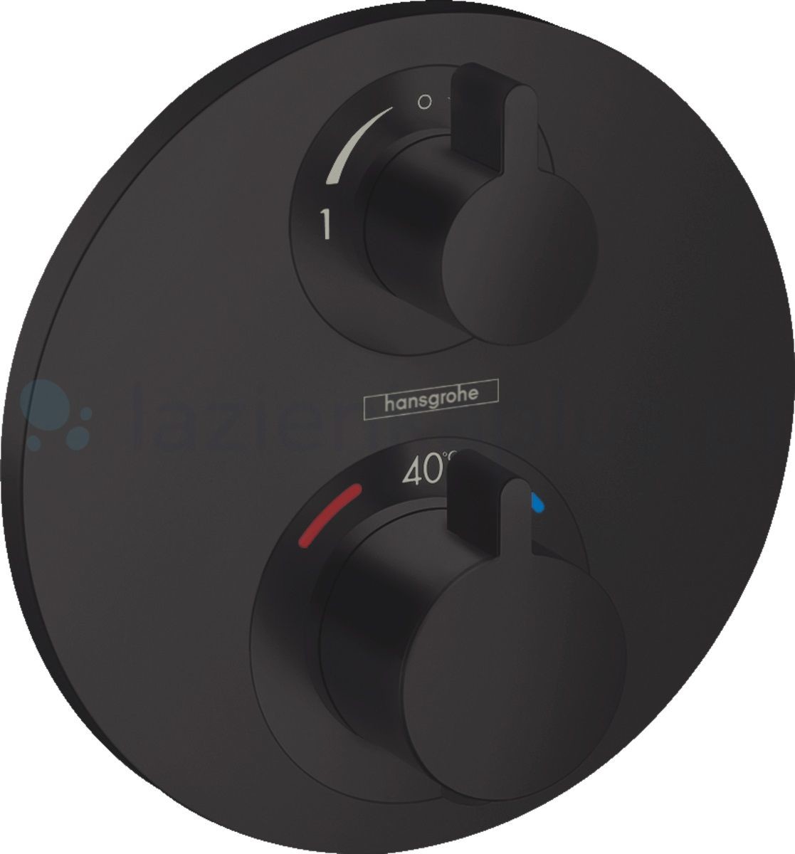 Hansgrohe Ecostat bateria wannowo-prysznicowa podtynkowa czarny 15758670
