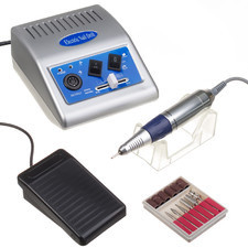 Beauty System Frezarka do manicure JD500 Srebrna + zestaw frezów JD500 Srebrna