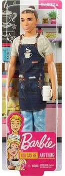 Barbie Lalka Kariera Ken Barista FXP01/FXP03) 314561