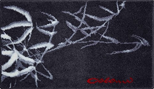 GRUND Grund Colani ekskluzywny designerski dywan łazienkowy 100% poliakryl, ultra Soft, antypoślizgowa, z certyfikatem Öko-te, 5 lata gwarancji, Colani 1, 70x120 cm b2611-023001096