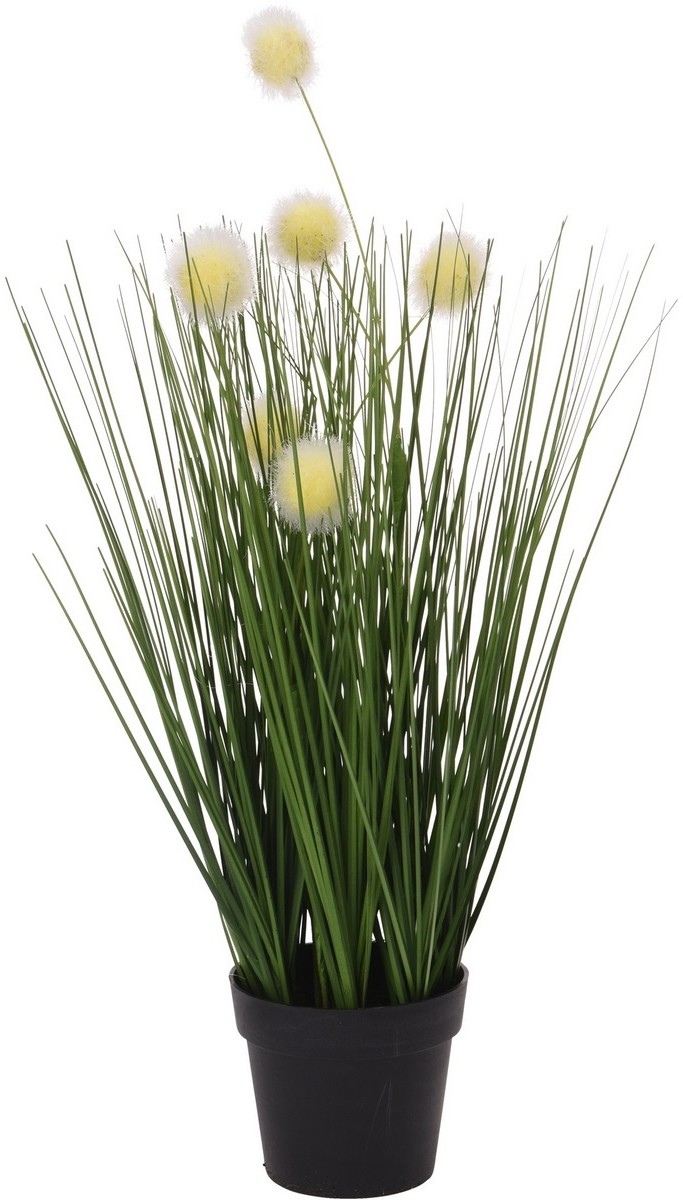 Sztuczna kwitnąca trawa Eleonore, 46 cm