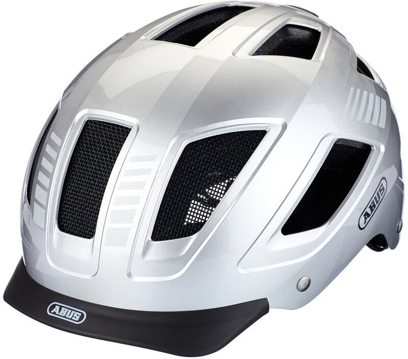 Abus Hyban 2.0 Signal Kask, signal silver L | 56-61cm 2021 Kaski miejskie i trekkingowe 86915