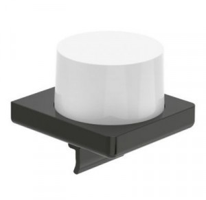 Roca A817037CN0 Dozownik szklany ścienny Titanium Black