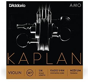 D'Addario D'Addario Kaplan Amo Zestaw strun do skrzypiec 1/4 Medium Tension KA310 1/4M