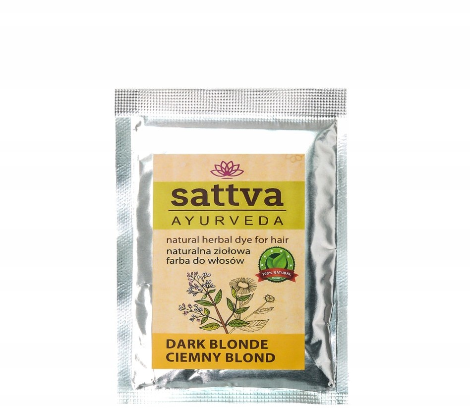 Sattva Ayurveda Naturalna farba henna Dark Blonde