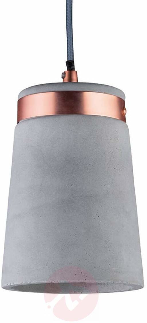 Modna betonowa lampa wisząca Stig