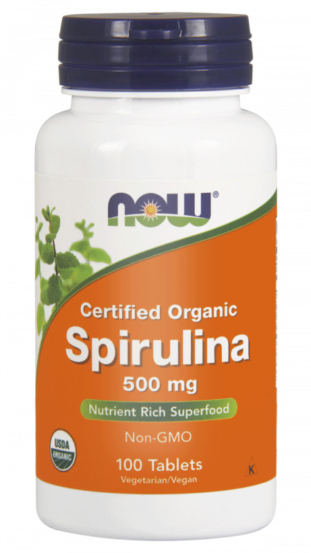 Now Foods Foods EKO Spirulina 500 mg (100 tabl.)