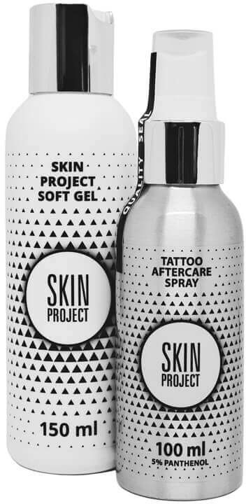 Skin Project Skin Project Bundle Zestaw Emulsja do Tatuażu 100ml + Żel do mycia 150ml