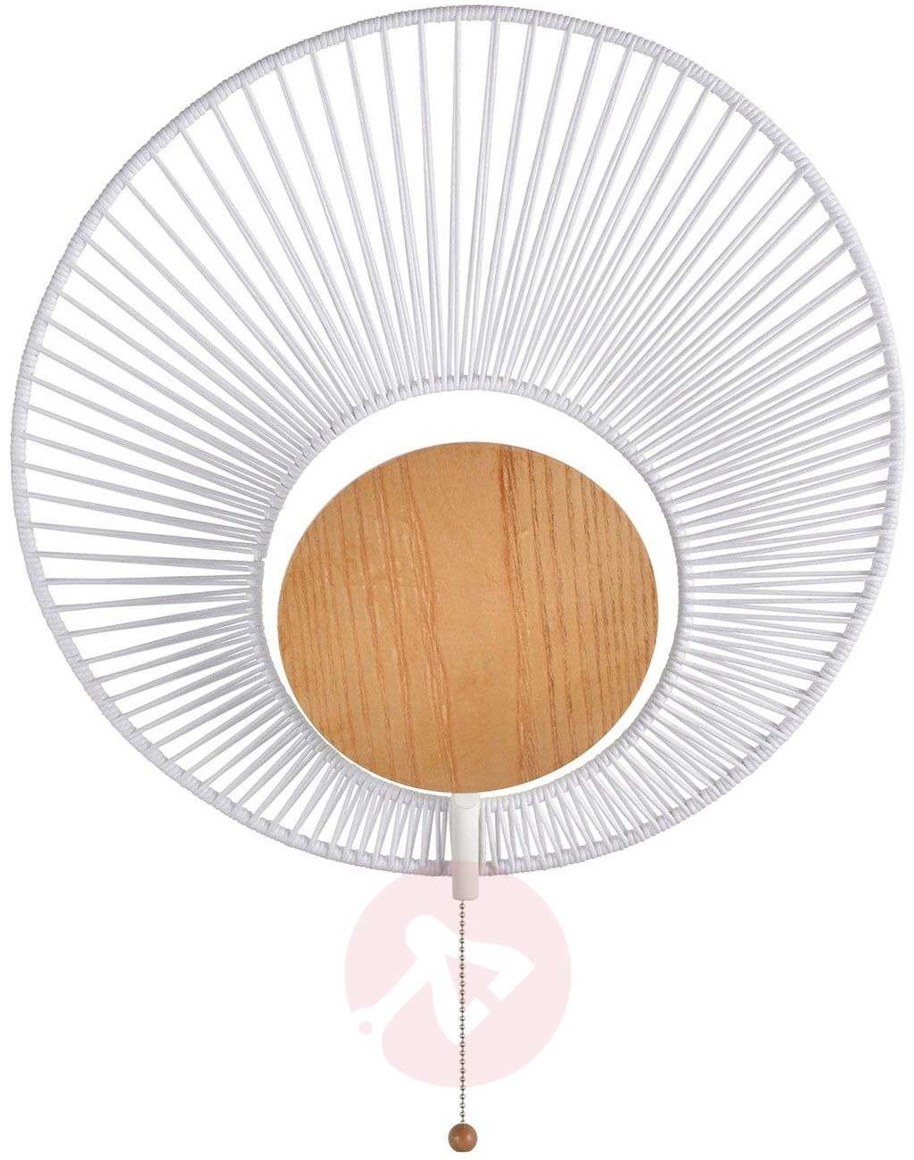 Forestier Forestier Oyster Design-Wandleuchte, weiß